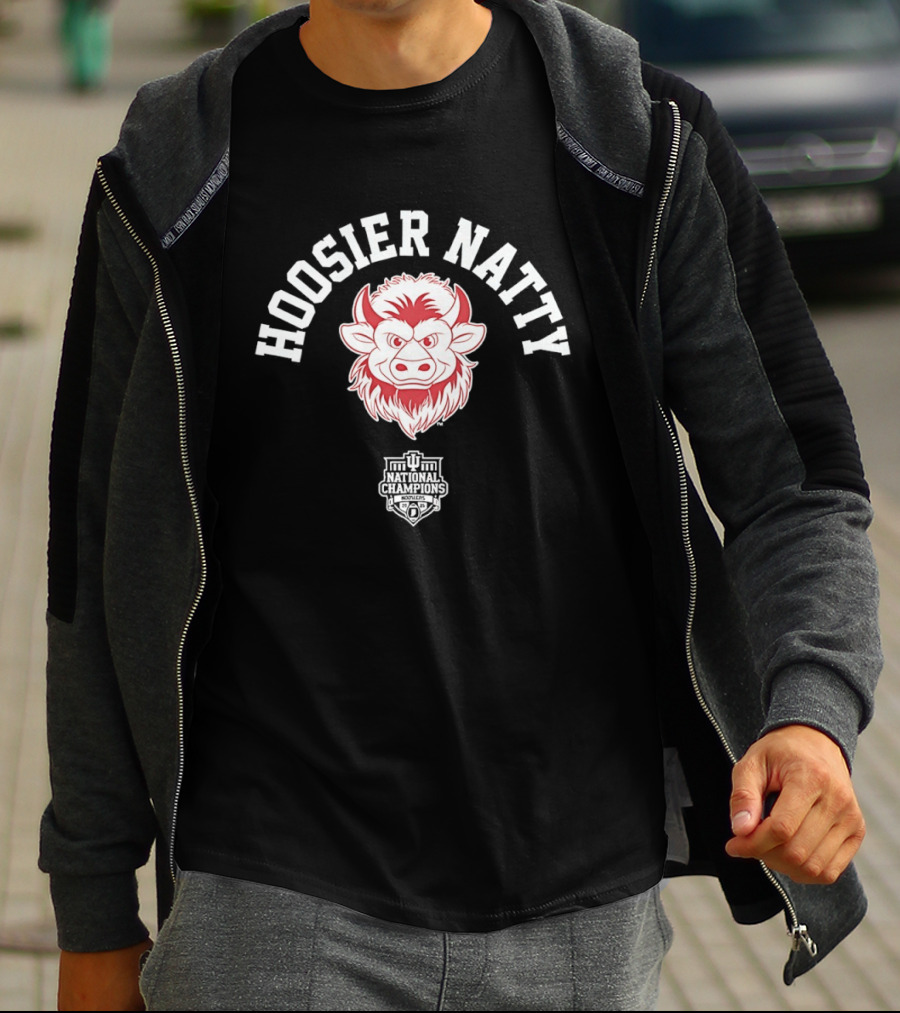 Hoosier Natty Indiana 2025 CFP National Championship Football T-Shirt