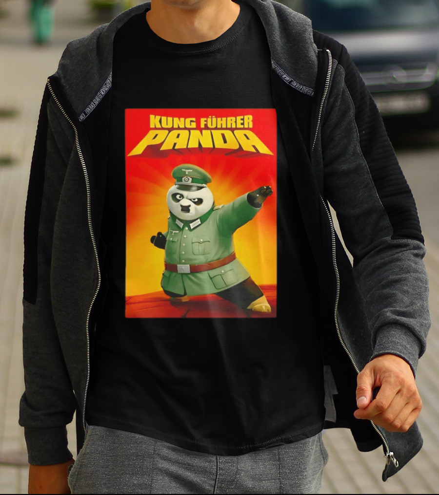 Kung Führer Panda Officer T-Shirt