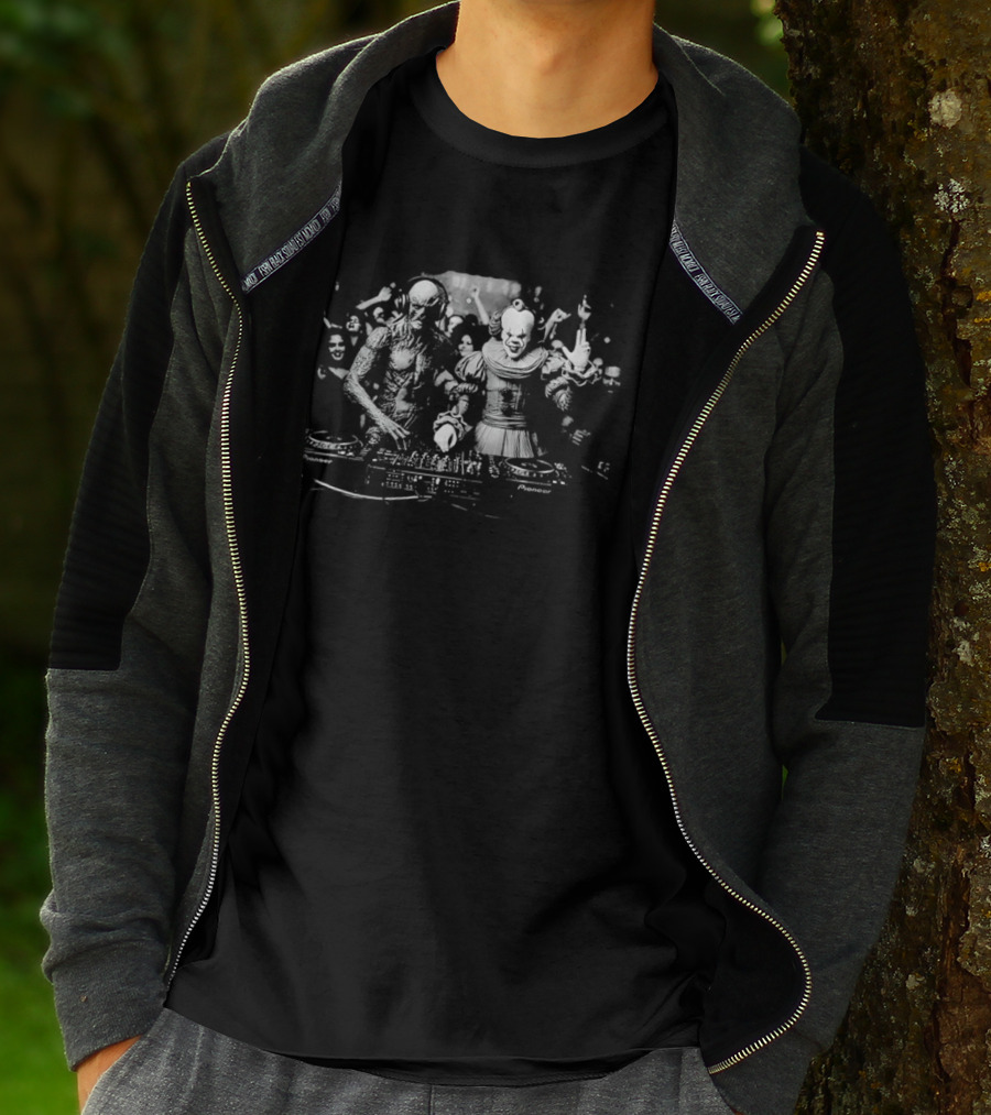 Pennywise Vecna Stranger Things DJ Party T-Shirt