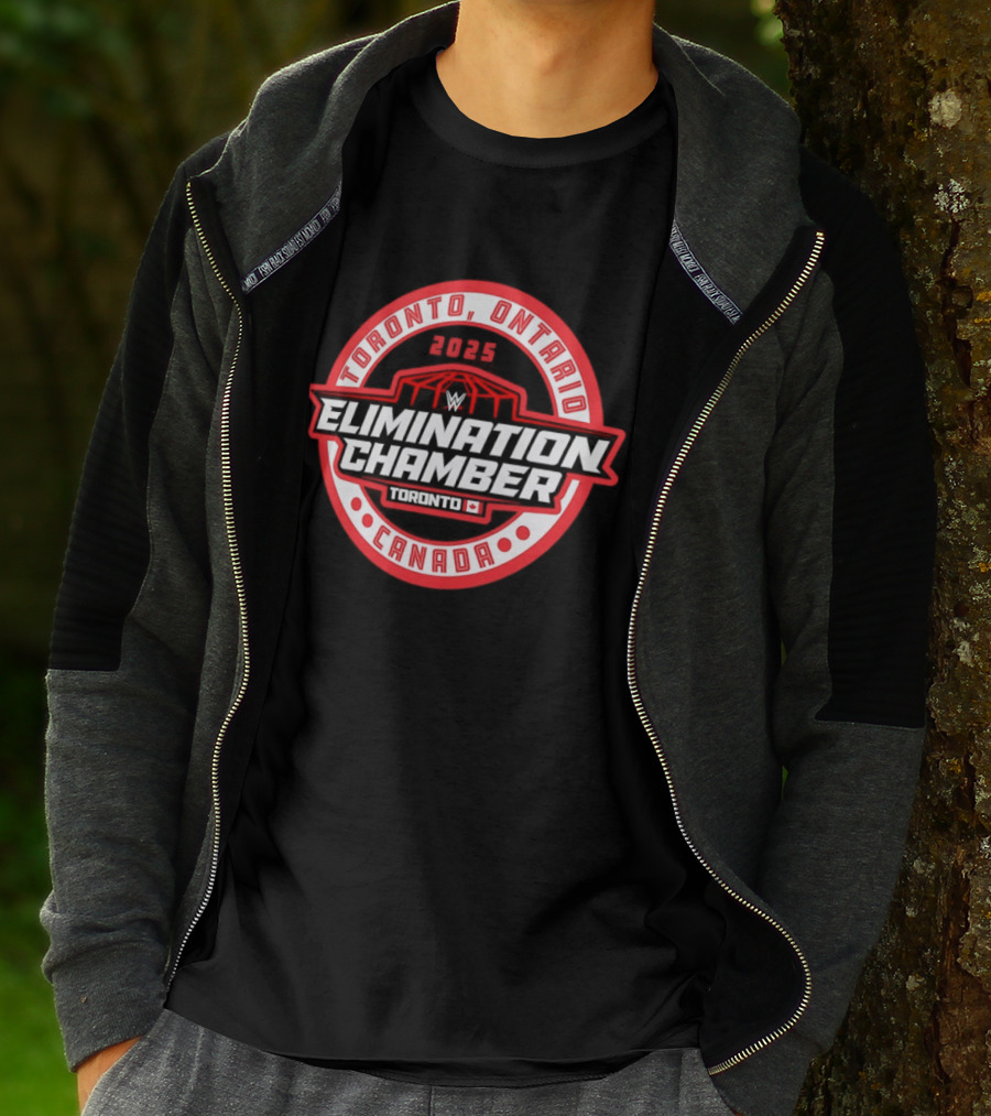 Toronto Ontario Canada Elimination Chamber 2025 Event T-Shirt