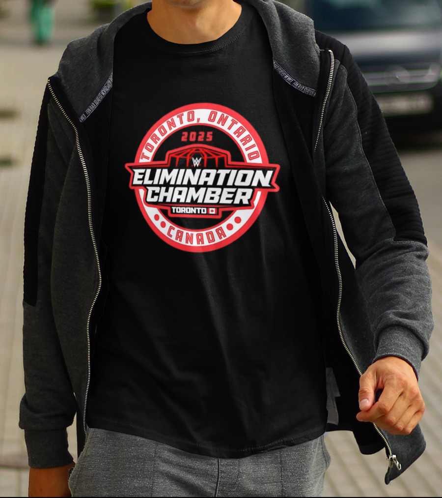 Toronto Ontario Canada Elimination Chamber 2025 Event T-Shirt