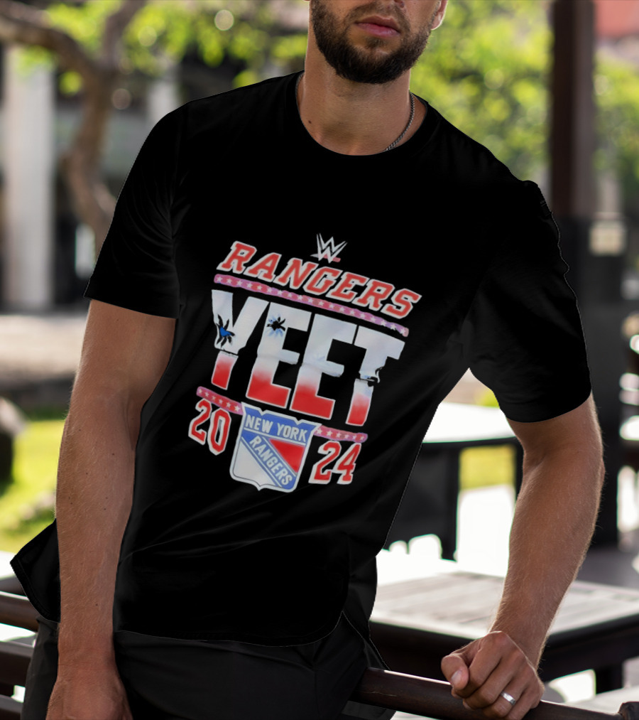 WWE Rangers Yeet 2024 New York Rangers T-Shirt
