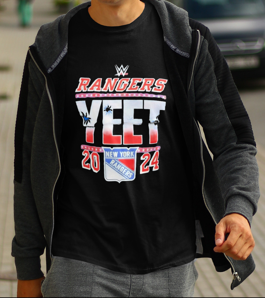 WWE Rangers Yeet 2024 New York Rangers T-Shirt