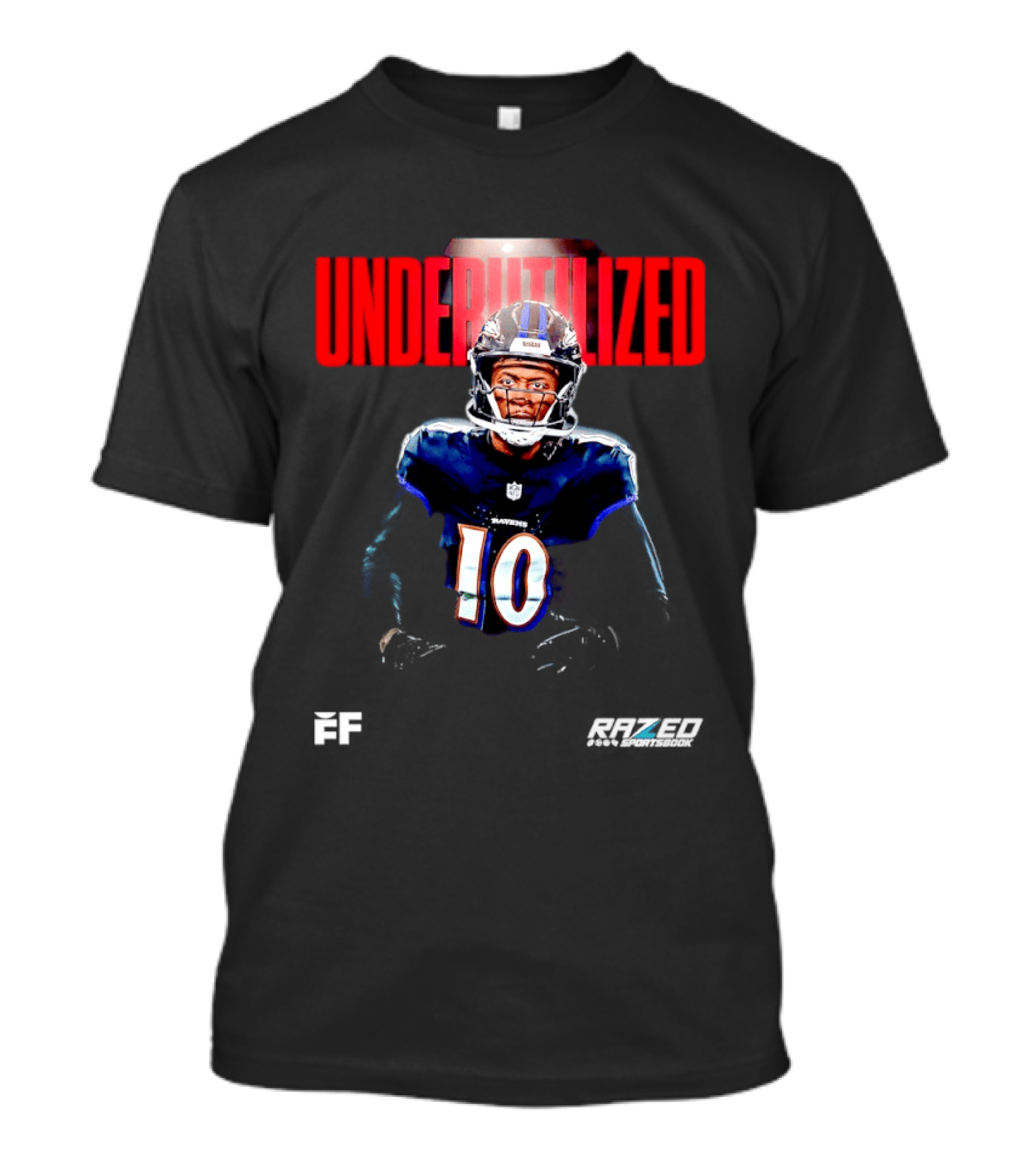 Underutilized Baltimore Ravens Football 10 T-Shirt