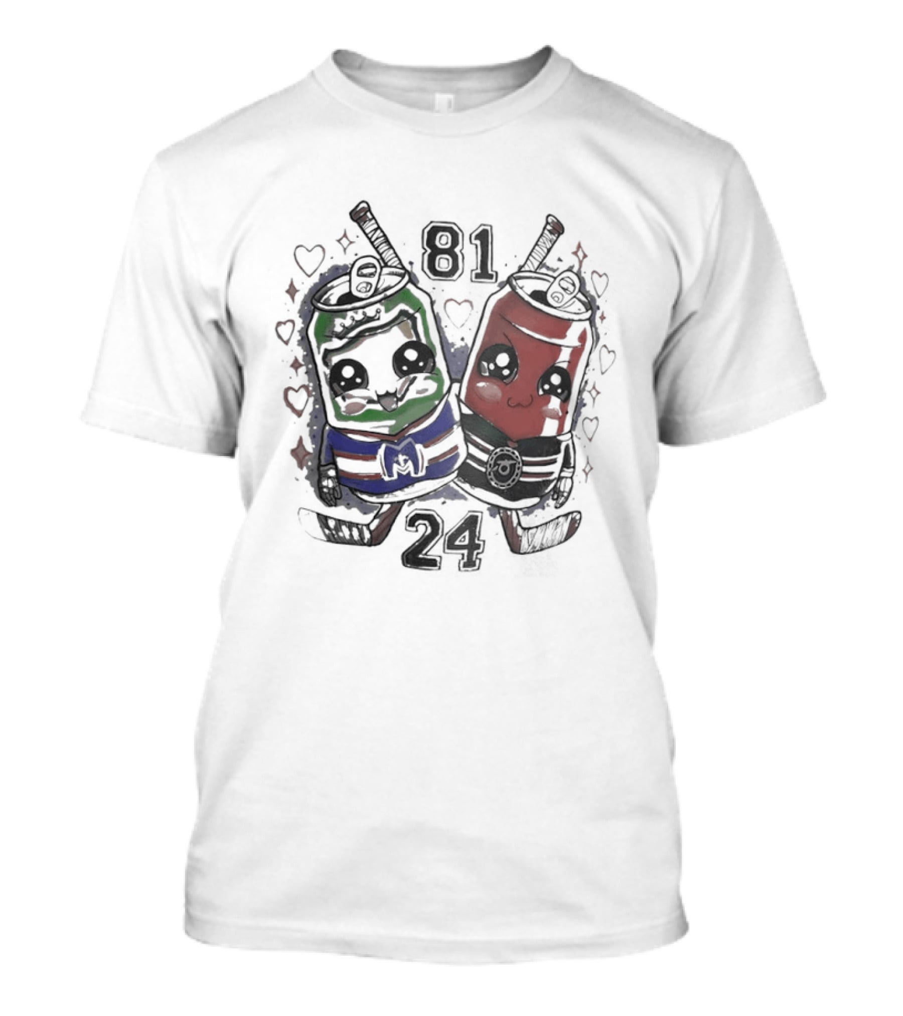 Heated Rivalry Tattoos Soda 81 24 Monster Red Bull T-Shirt