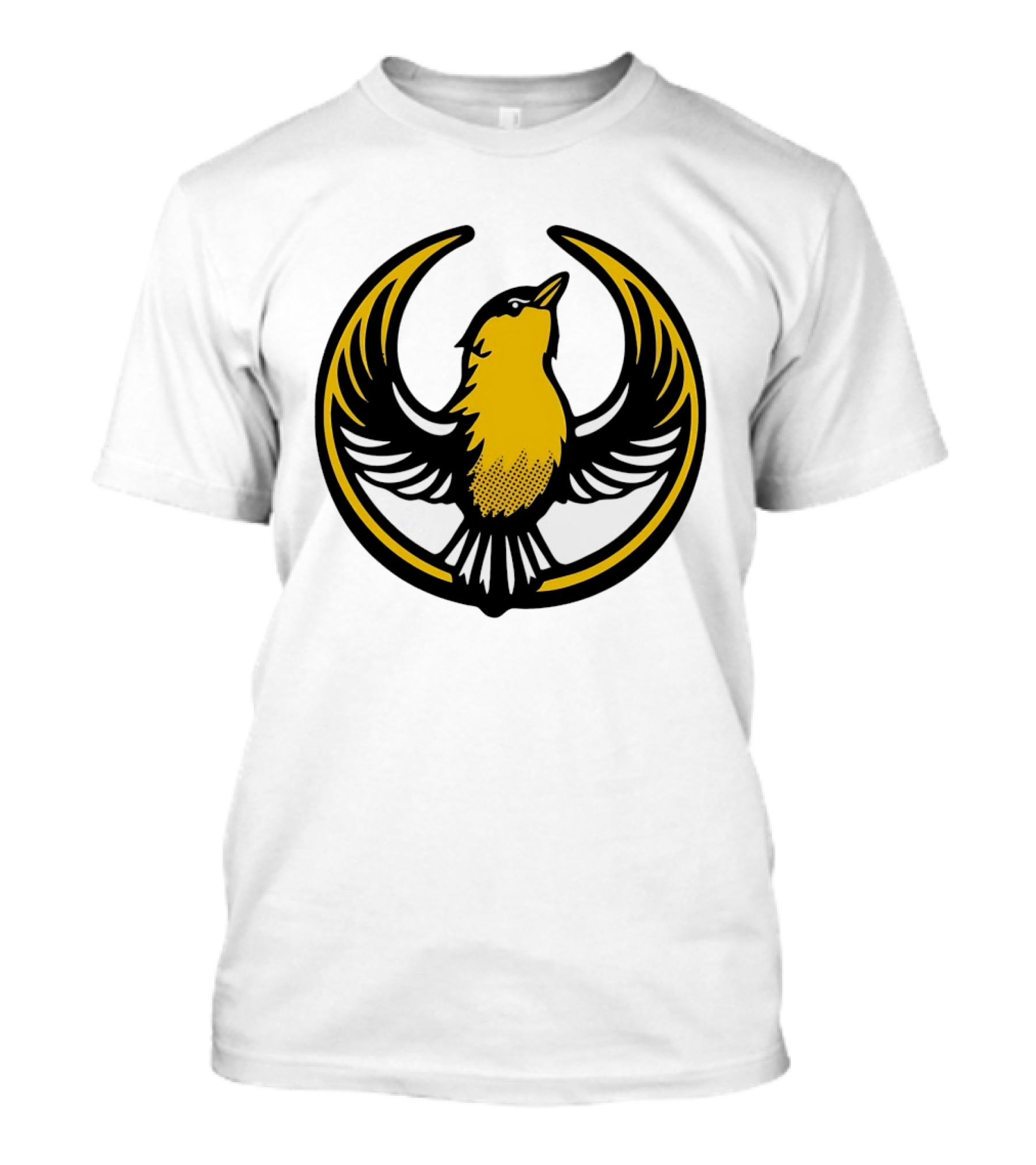 Rebel Goldfinch Alliance Starbird Emblem Bird T-Shirt