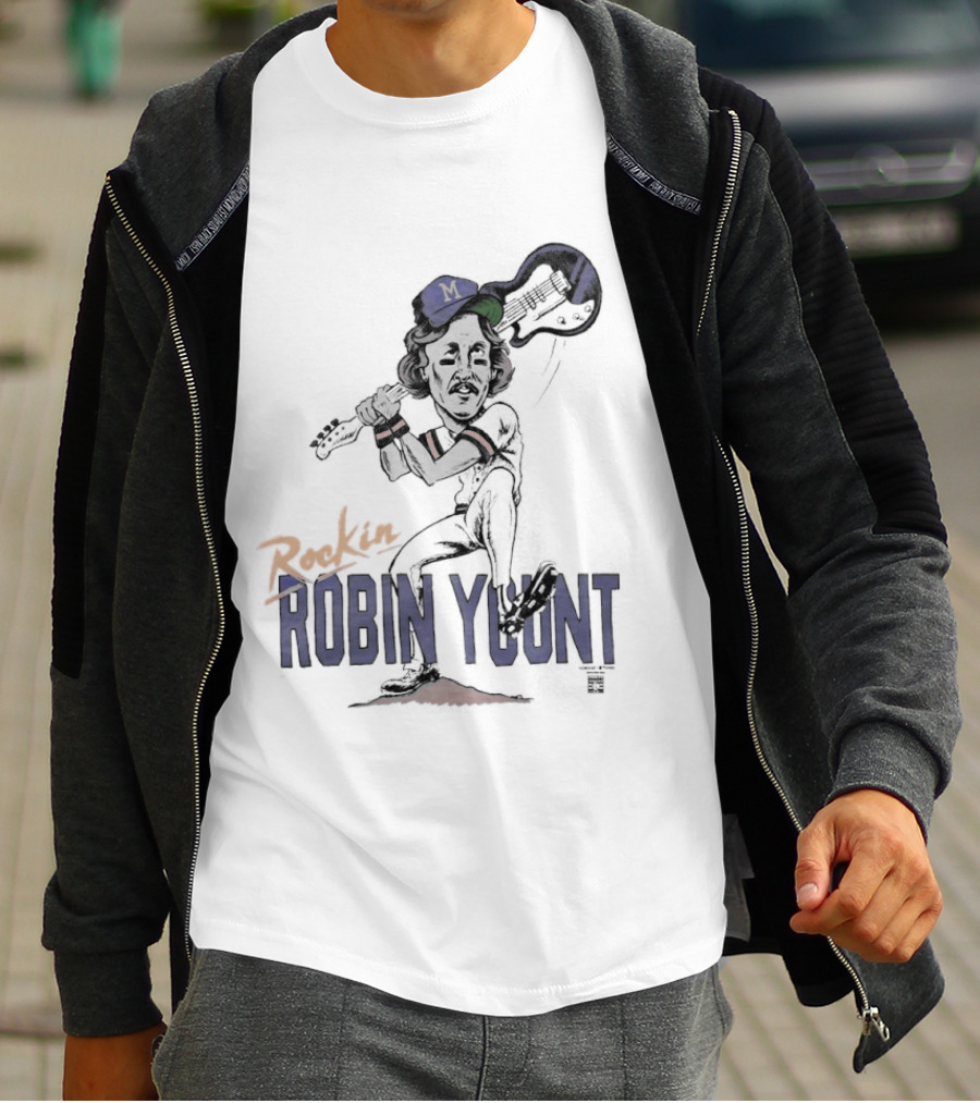 Rockin' Robin Yount Milwaukee Brewers Baseball Legend T-Shirt