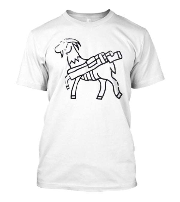 Seamus Goat With Bazooka T-Shirt