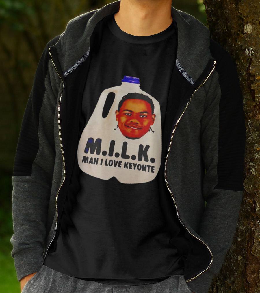 M.I.L.K Man I Love Keyonte George Fan T-Shirt