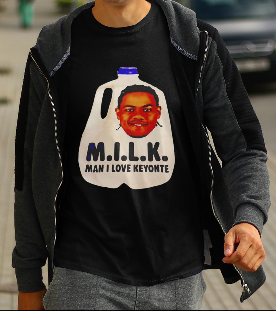 M.I.L.K Man I Love Keyonte George Fan T-Shirt
