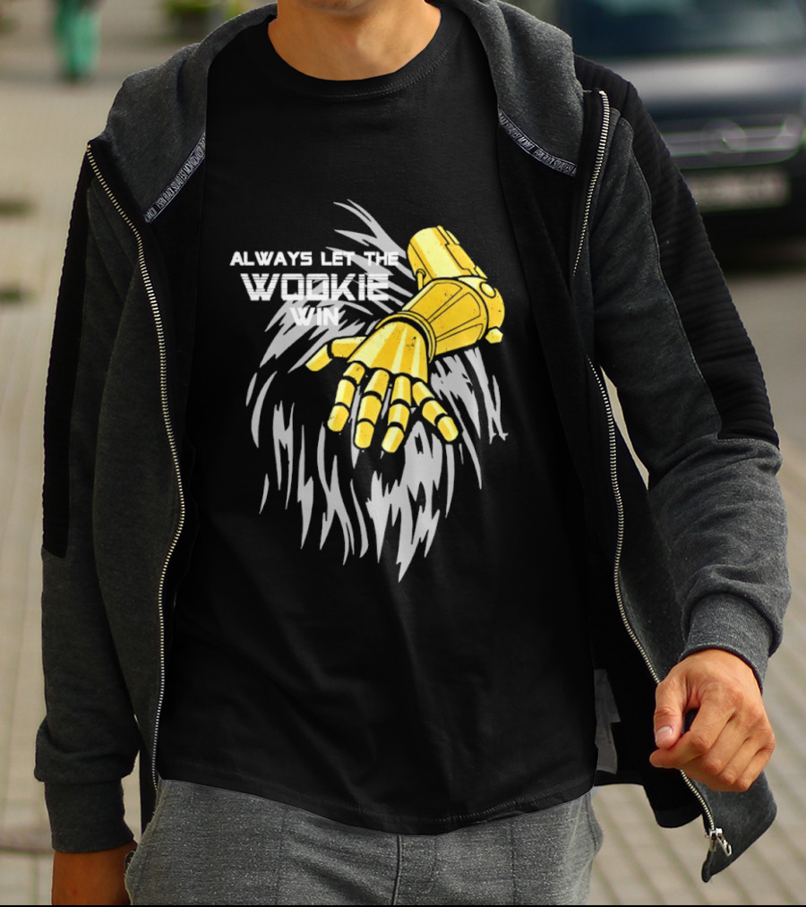 Always Let The Wookie Win Robotic Arm T-Shirt