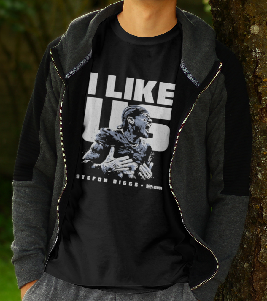 Stefon Diggs I Like Us New England Football Fan Gear T-Shirt