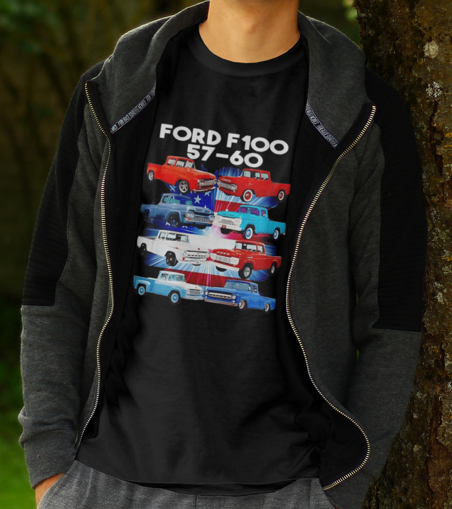 Ford F100 57 60 Classic American Pickup Truck Collection T-Shirt