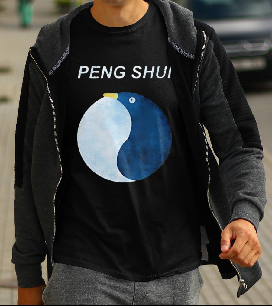 Peng Shui Feng Shui Penguin Yin Yang T-Shirt