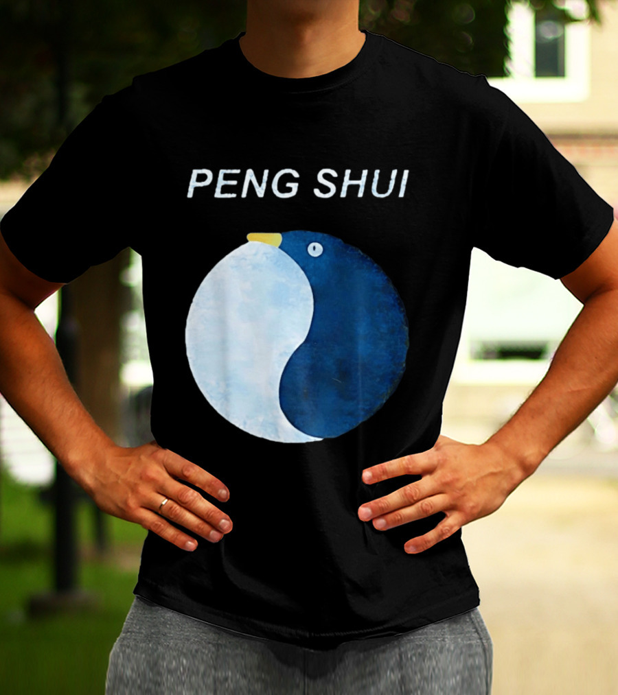 Peng Shui Feng Shui Penguin Yin Yang T-Shirt