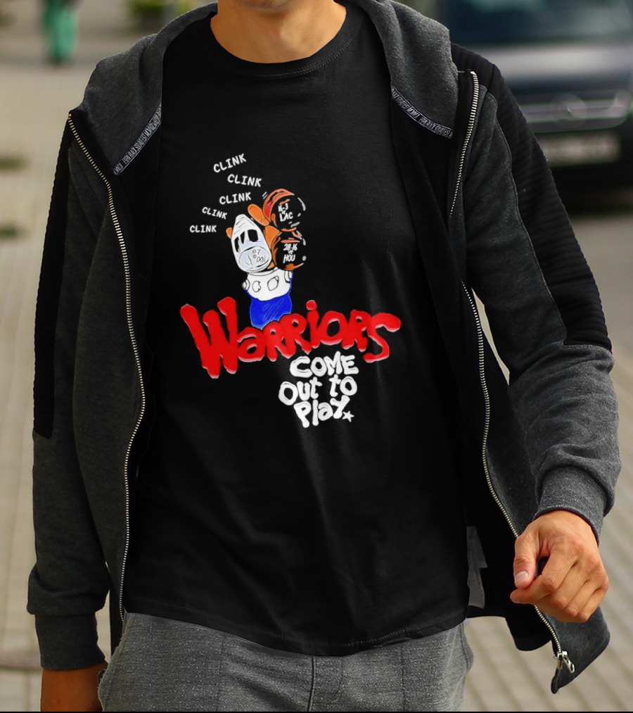 Warriors Come Out To Play Clink Bat Iconic Scene T-Shirt