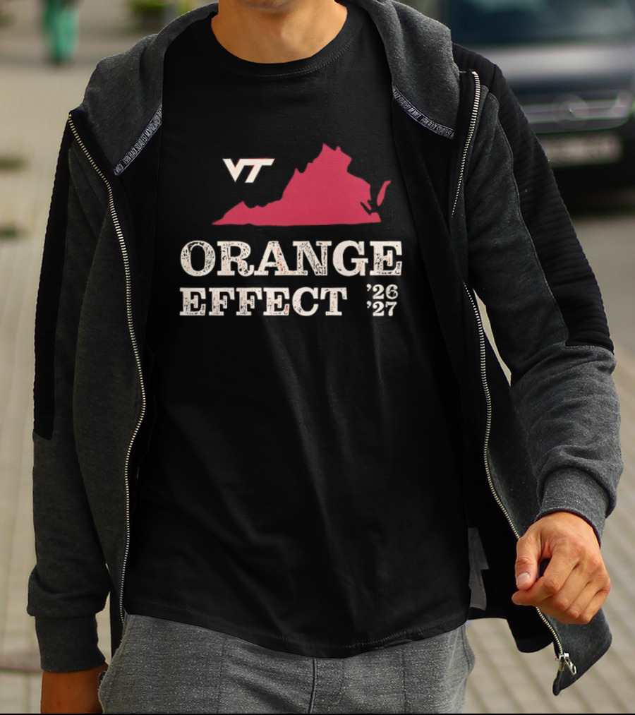VT Hokies Orange Effect Virginia 2026 2027 T-Shirt