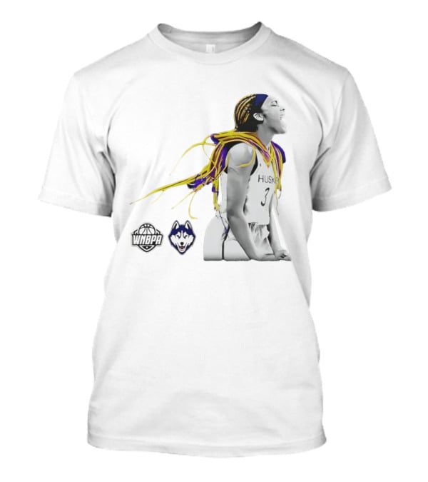 Aaliyah Edwards UConn Huskies WNBPA Athlete With Vibrant Hair T-Shirt