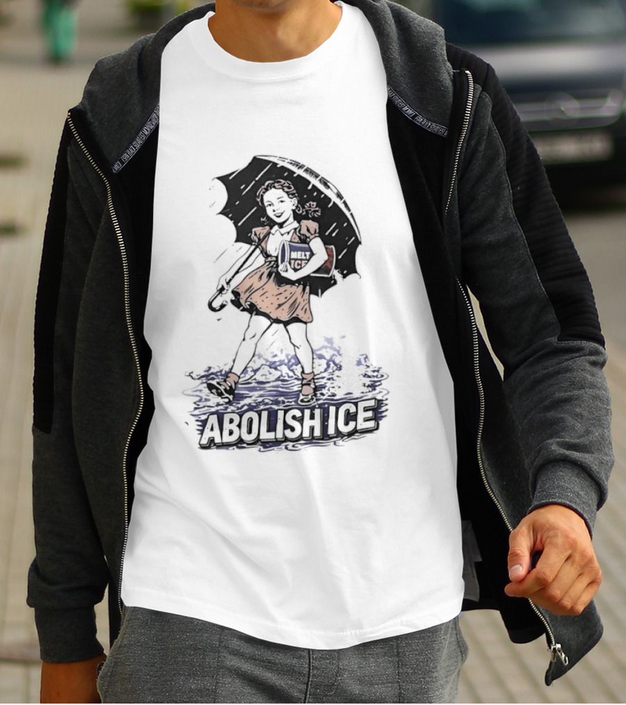 Abolish ICE Salt Girl Activism Umbrella T-Shirt