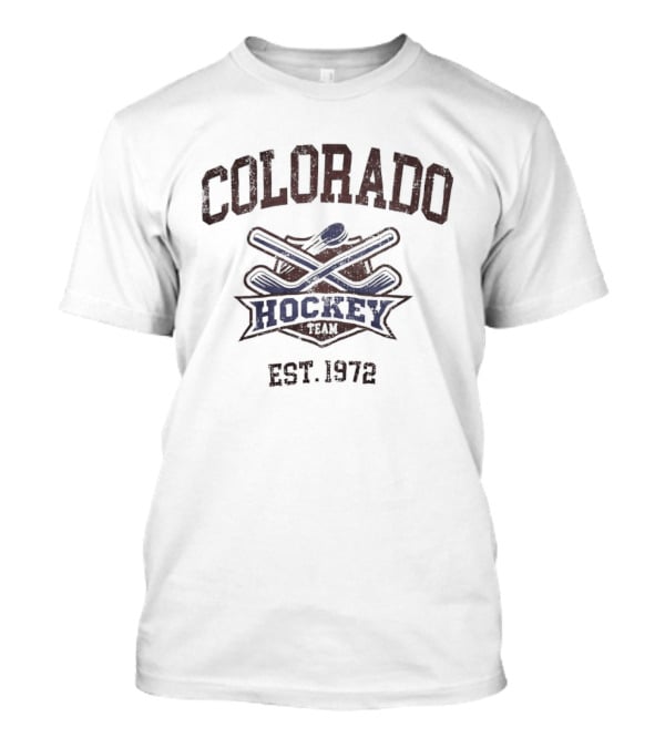 Colorado Hockey Est. 1972 Team T-Shirt