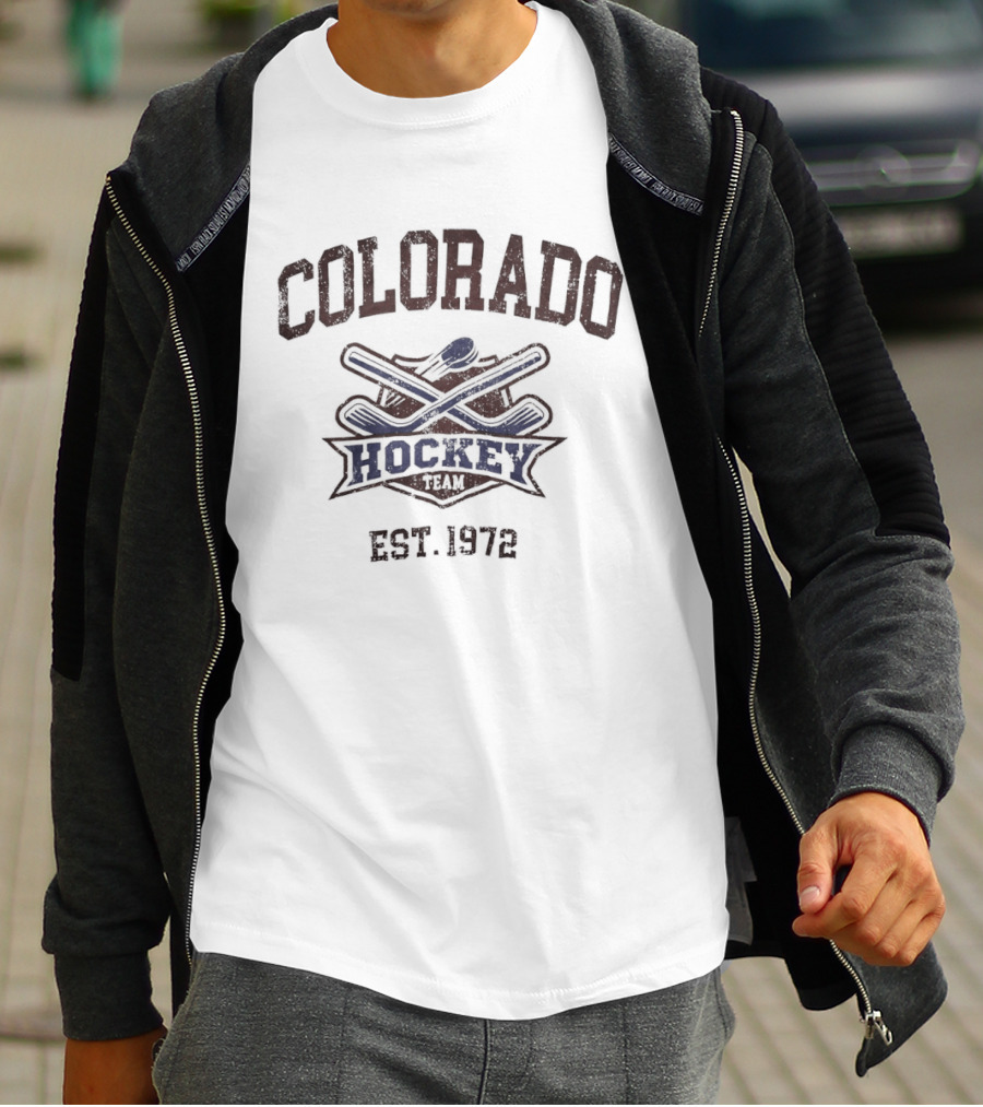 Colorado Hockey Est. 1972 Team T-Shirt