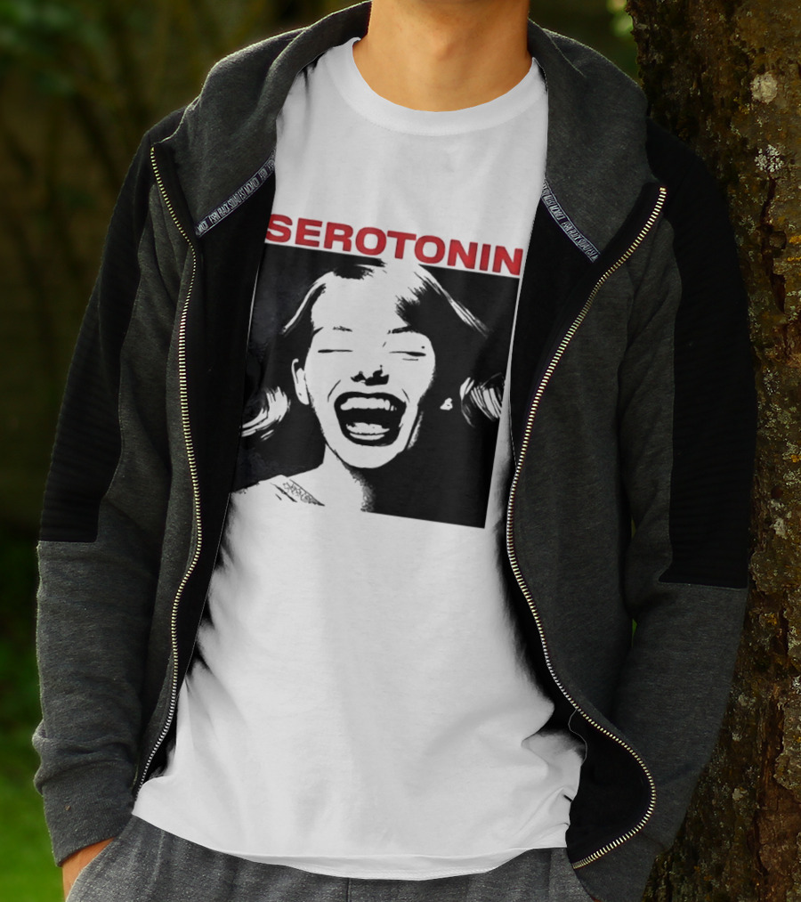 Joris Voorn Serotonin Bold Red Joyful Face T-Shirt