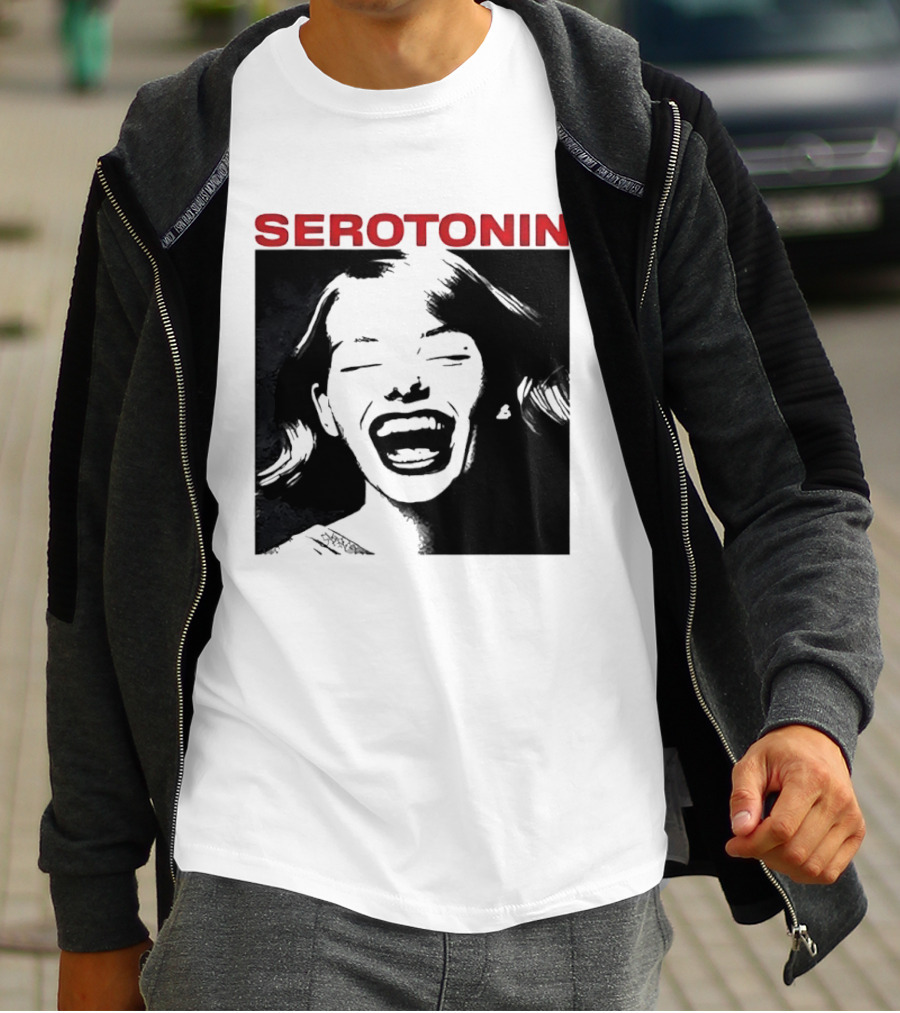 Joris Voorn Serotonin Bold Red Joyful Face T-Shirt