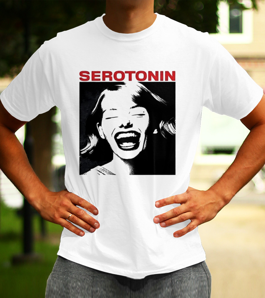 Joris Voorn Serotonin Bold Red Joyful Face T-Shirt