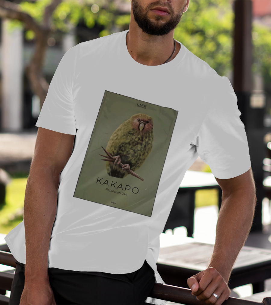 Life Conservation Kakapo Population 244 1st Edition T-Shirt