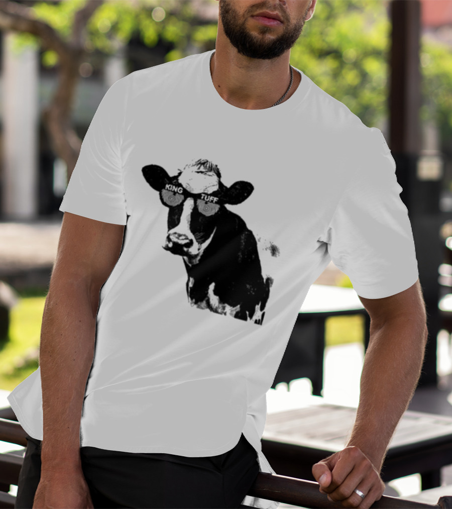 King Tuff X Ray Cow Illustration Holstein T-Shirt
