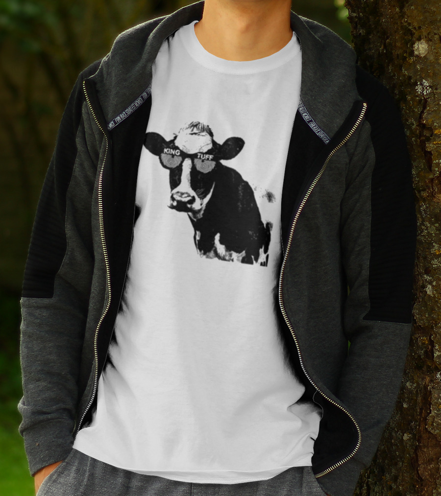 King Tuff X Ray Cow Illustration Holstein T-Shirt