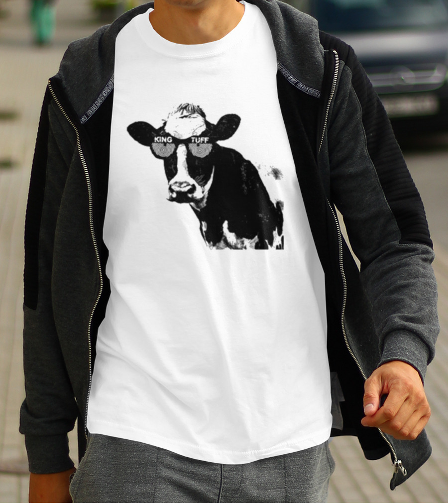 King Tuff X Ray Cow Illustration Holstein T-Shirt