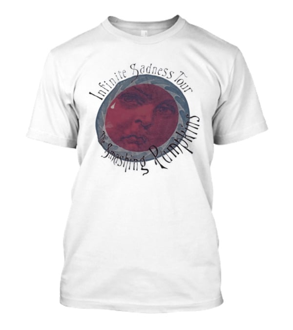 The Smashing Pumpkins Infinite Sadness Tour Melancholy Face T-Shirt