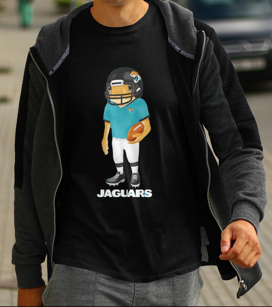 Bad Bunny Jacksonville Jaguars Concho Football Collaboration T-Shirt