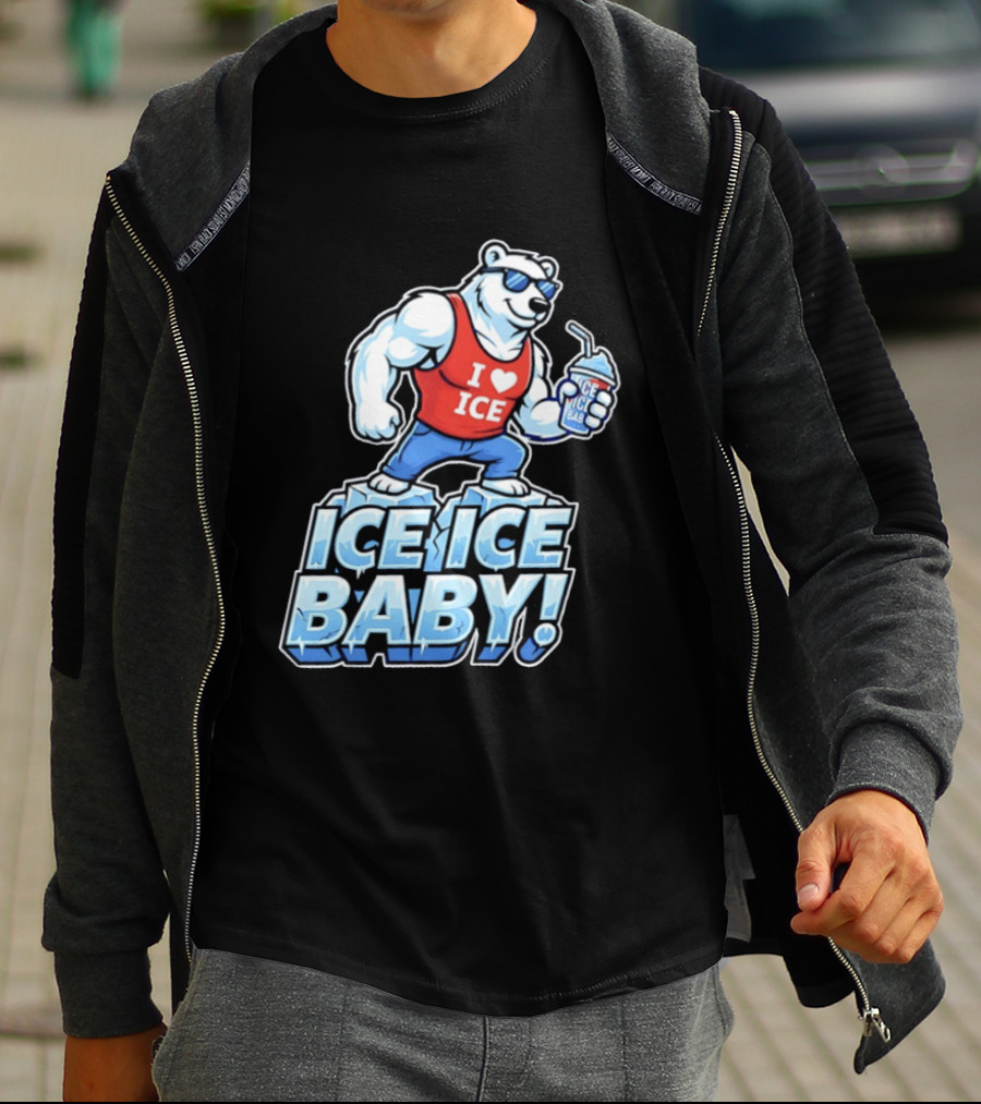 Polar Bear I Love Ice Ice Ice Baby T-Shirt
