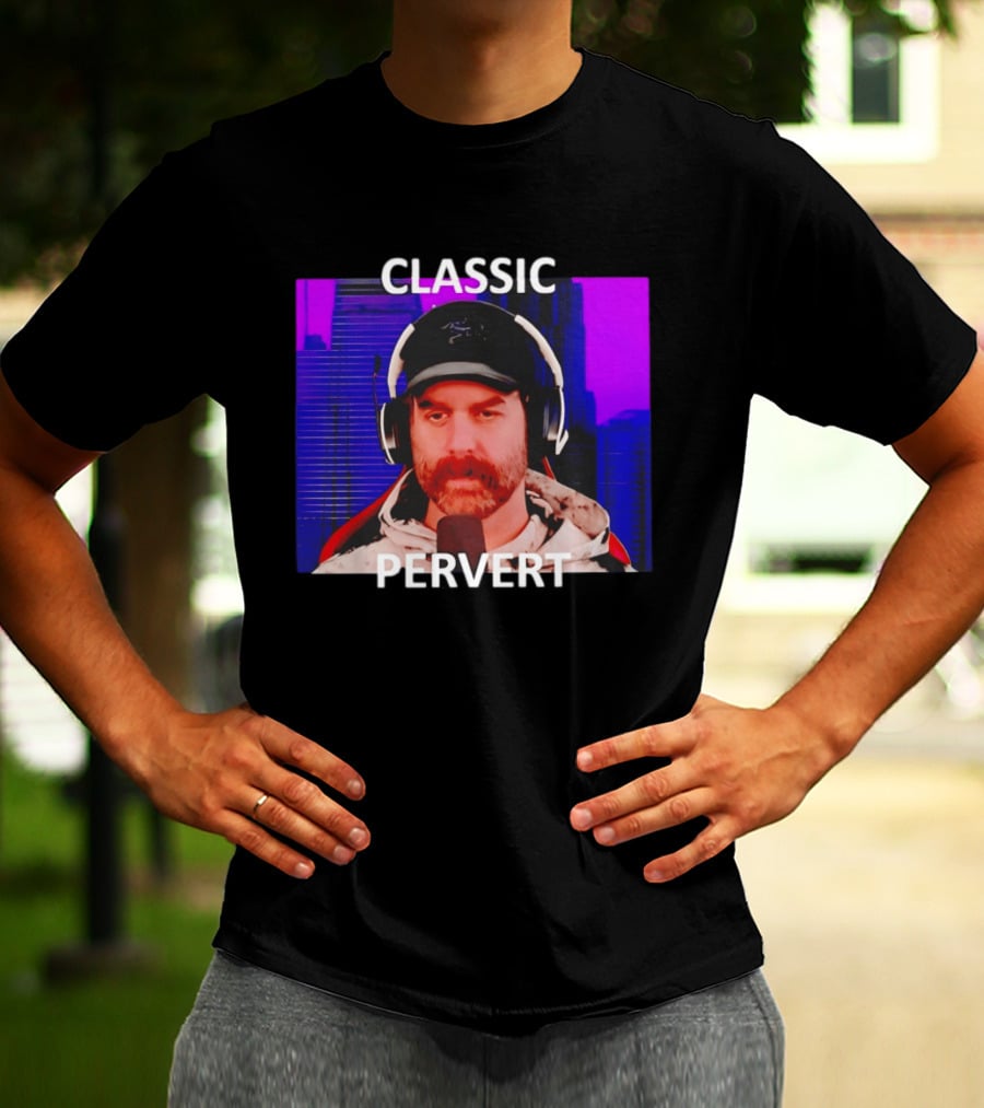 Bruce Greene Classic Pervert Headset Image T-Shirt