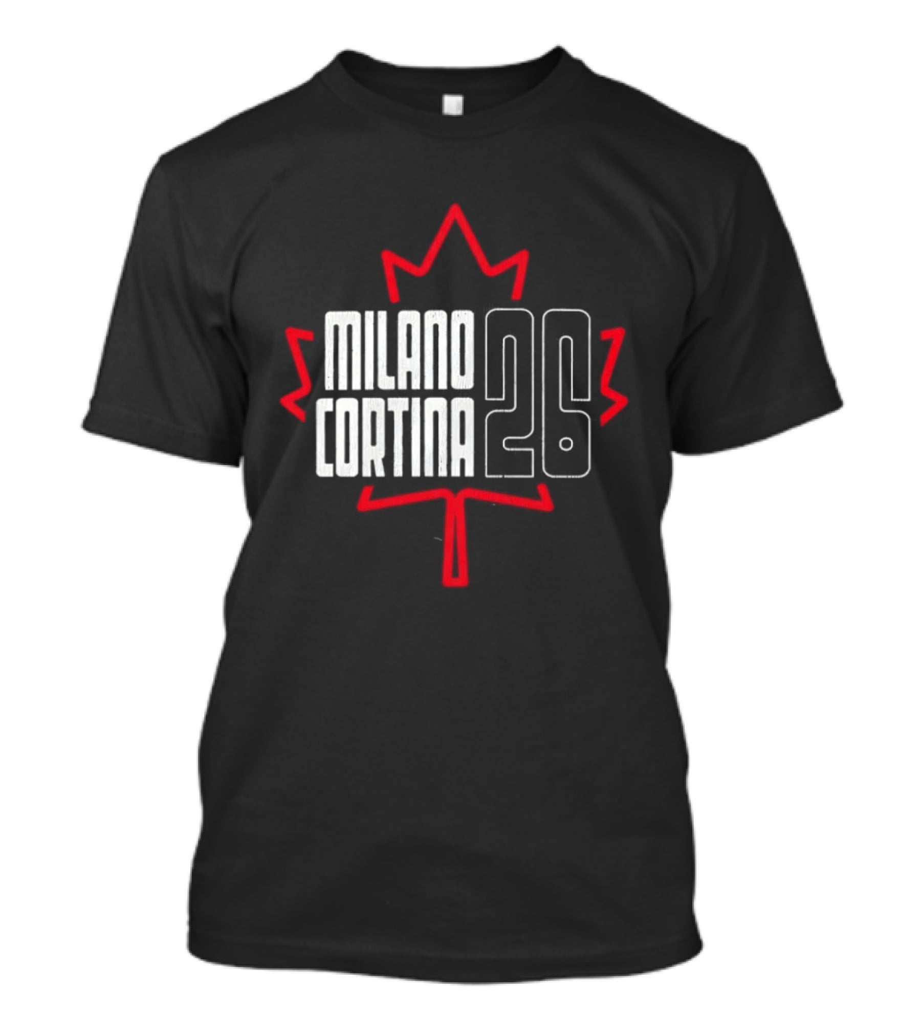 Canada Maple Leaf Milano Cortina 26 Hockey Concept T-Shirt