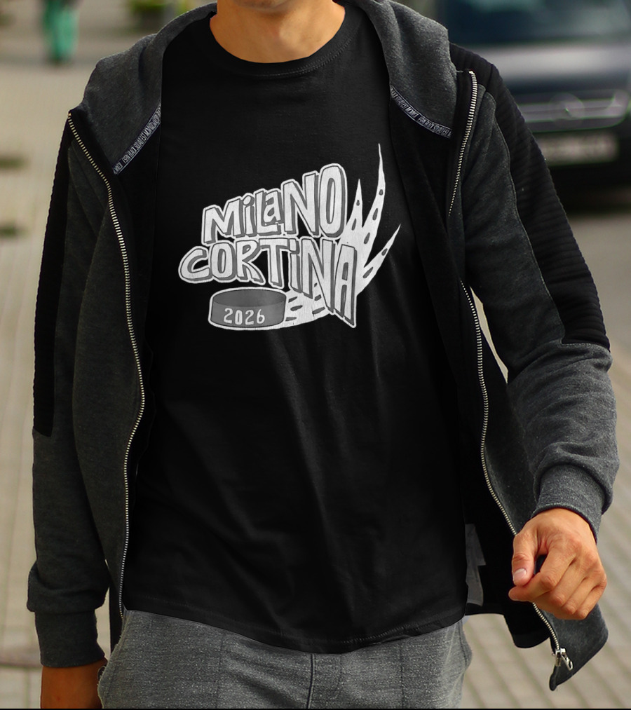 Milano Cortina 2026 Hockey Winter Olympics Preparation T-Shirt