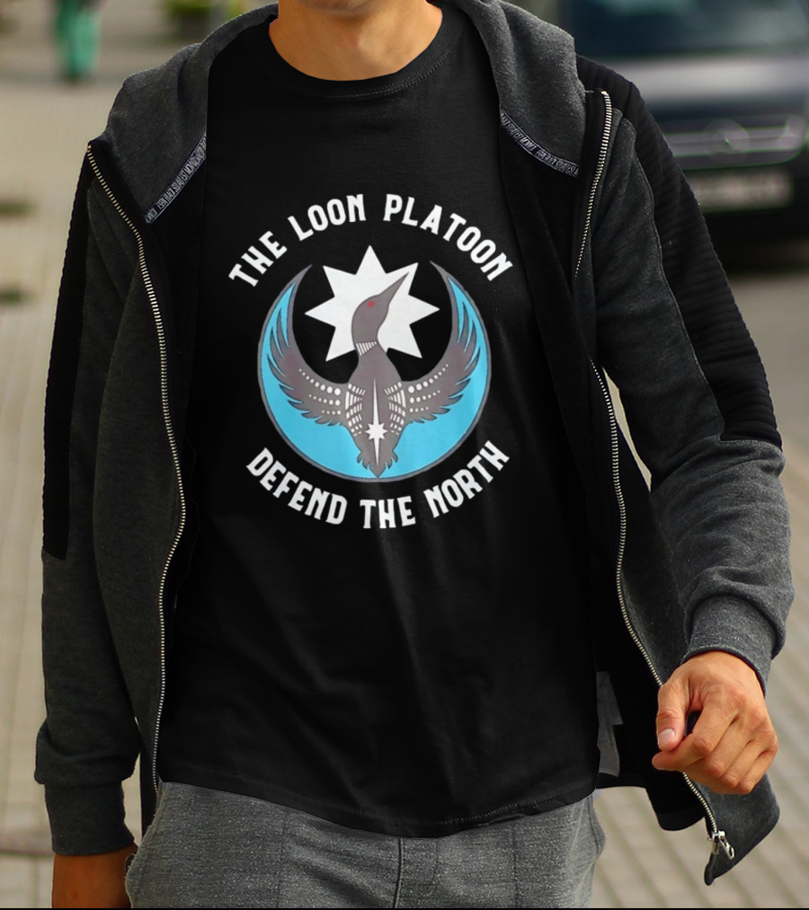 The Loon Platoon Defend The North Starbird T-Shirt