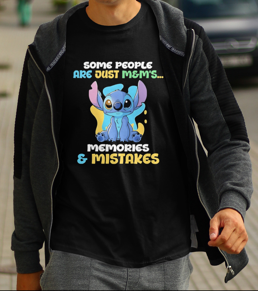 Some People Are Just Mem's Memories And Mistakes Stitch T-Shirt