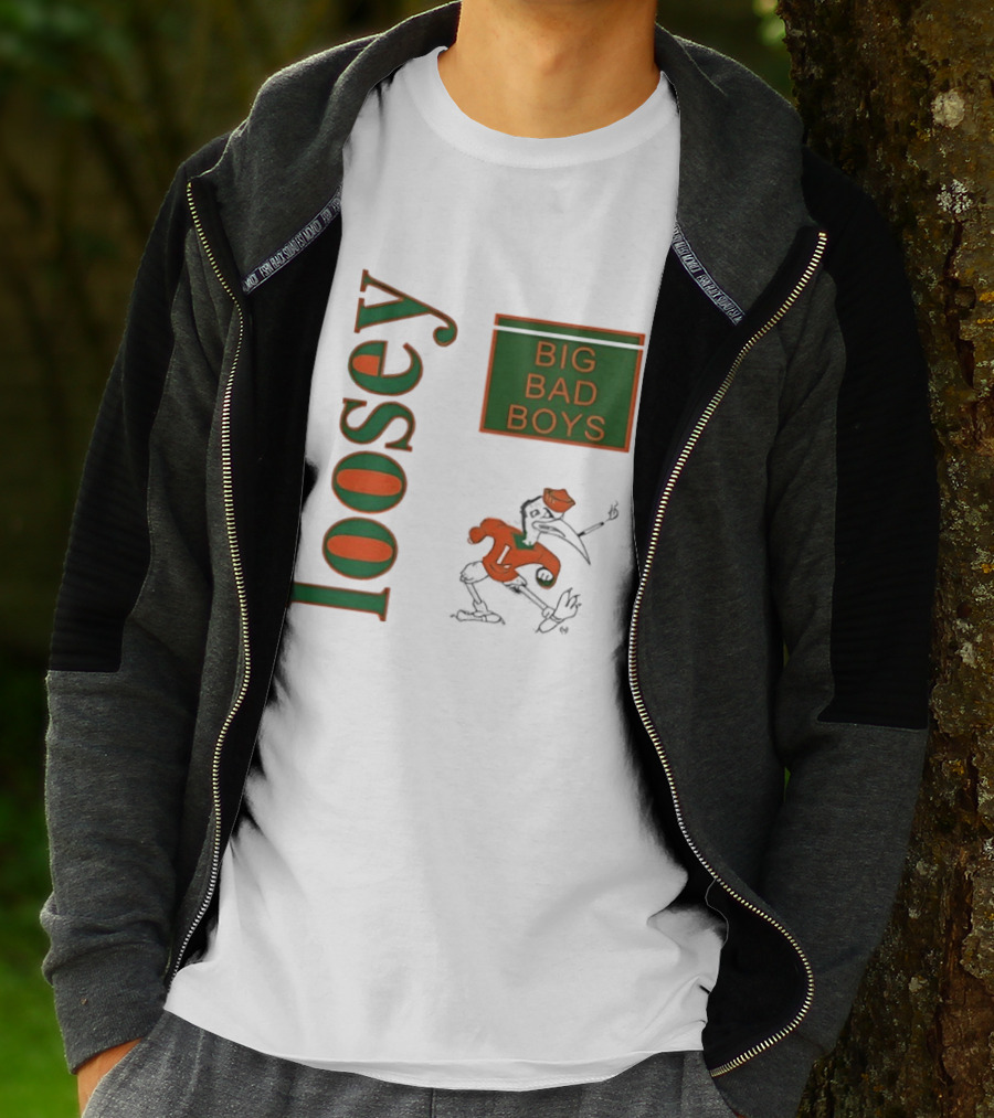 Big Bad Boys Loosey Miami Hurricanes T-Shirt