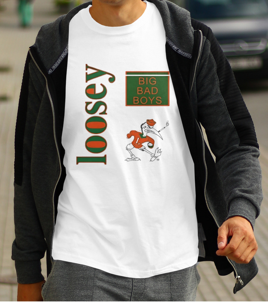Big Bad Boys Loosey Miami Hurricanes T-Shirt