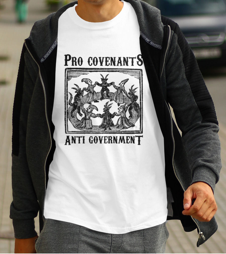 Pro Covenants Anti Government Silhouette Group T-Shirt