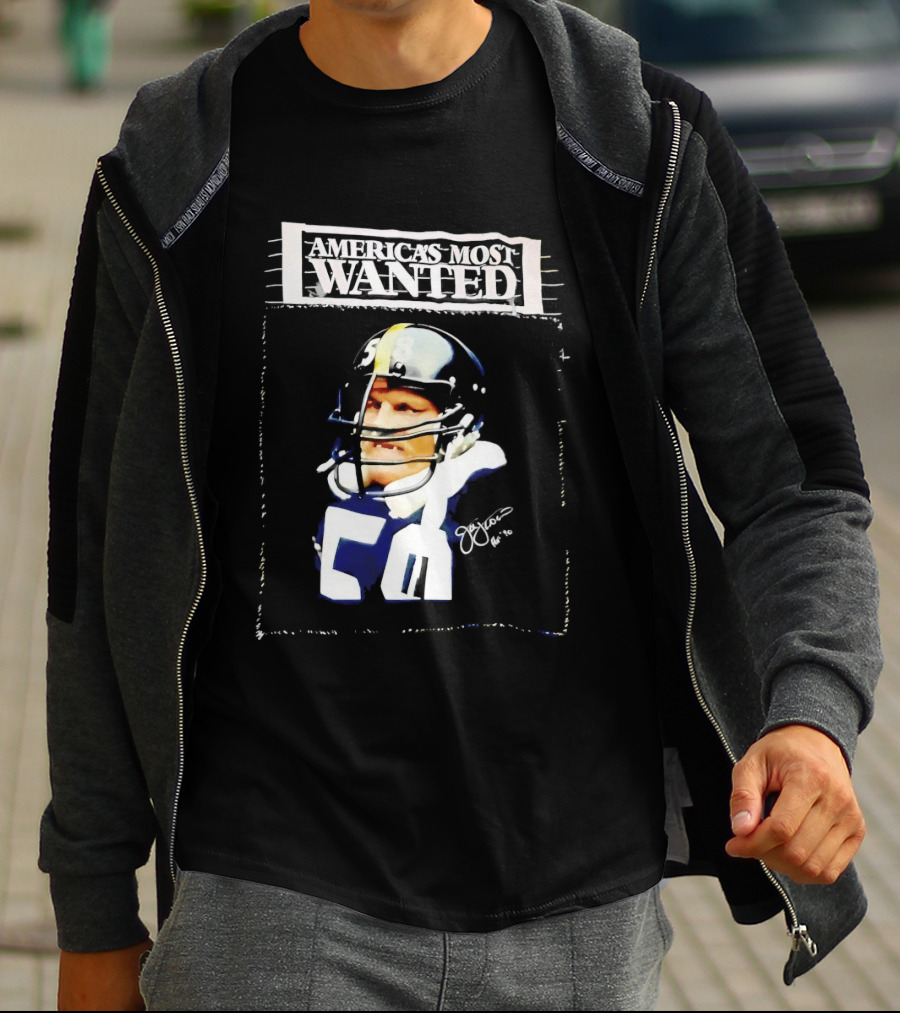 America's Most Wanted Jack Lambert 58 Football Legend T-Shirt