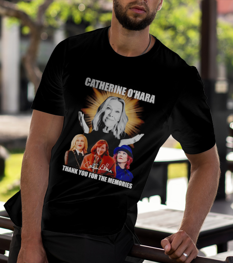 Catherine O'Hara Thank You For The Memories Iconic Roles Signature T-Shirt