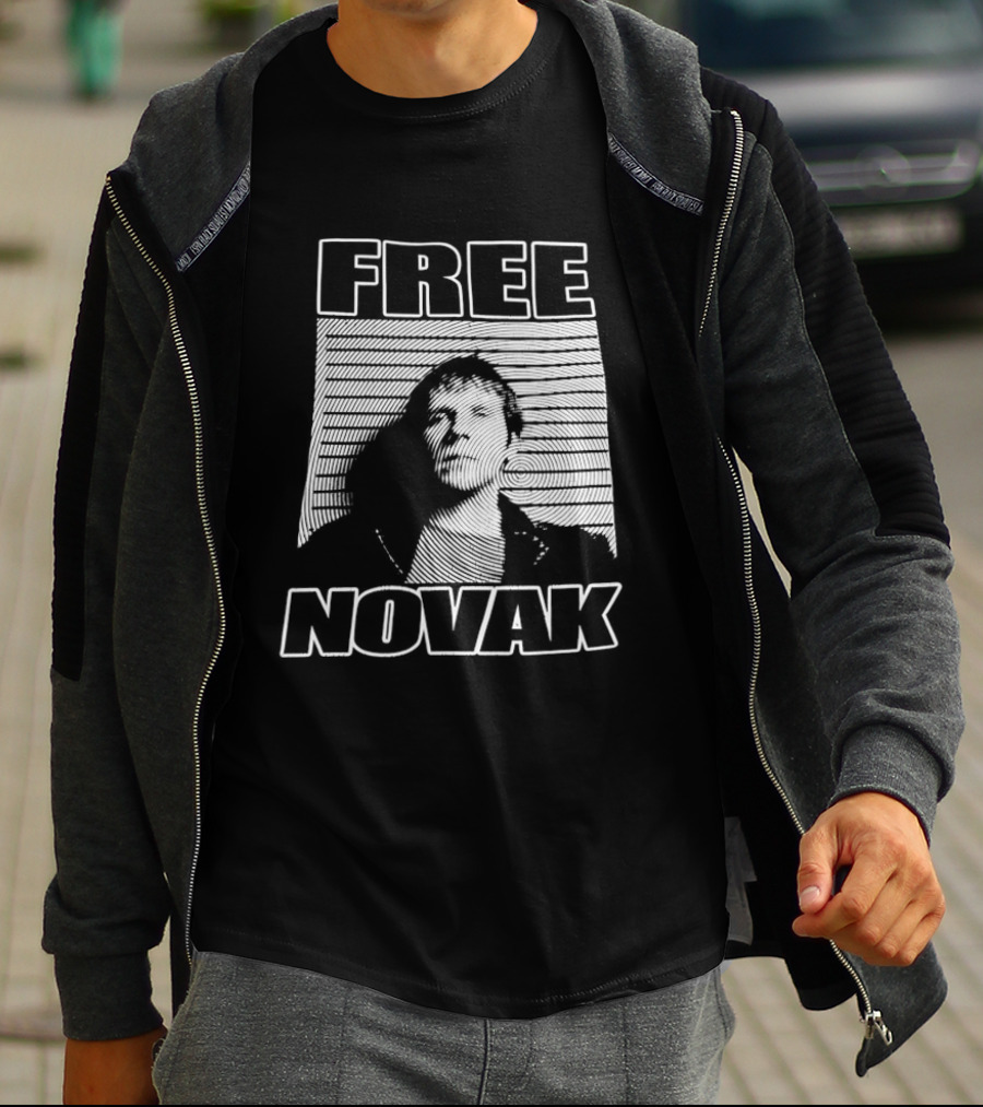 Free Novak Tennis Star Fan Support T-Shirt