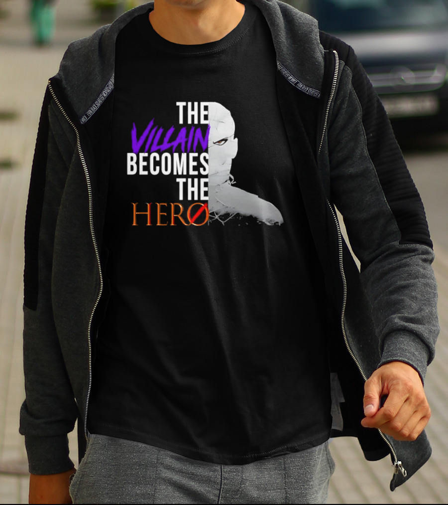 The Villain Becomes The Hero Manga Inspired Transformation T-Shirt