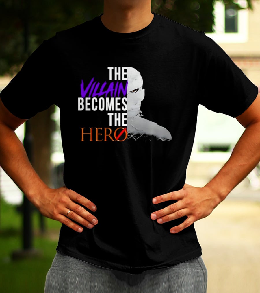 The Villain Becomes The Hero Manga Inspired Transformation T-Shirt