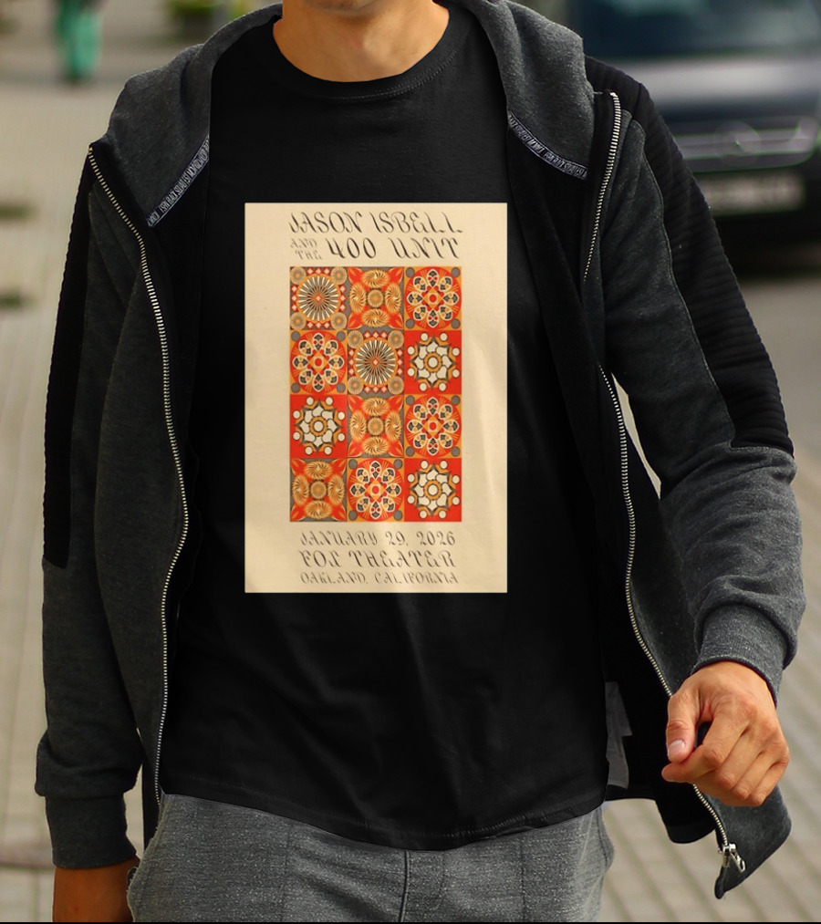 Jason Isbell And The 400 Unit January 29 2026 Fox Theater Oakland California T-Shirt