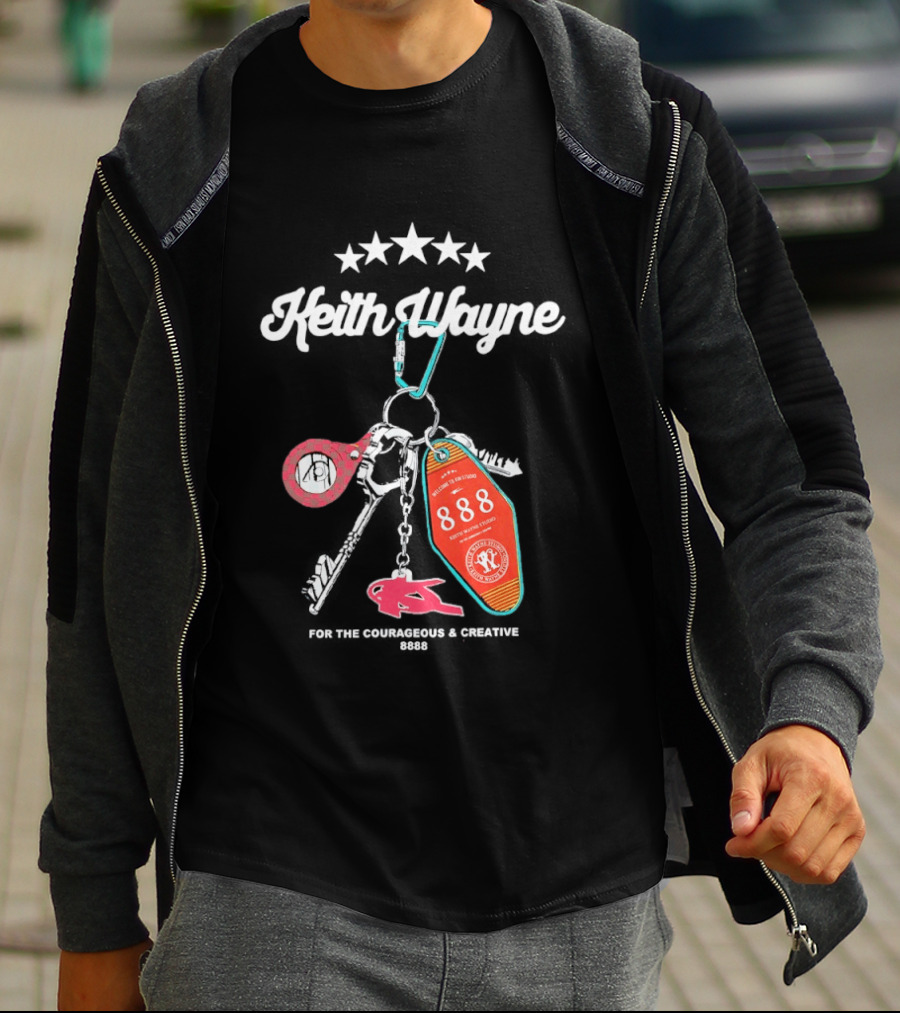 Keith Wayne 8888 Courageous Creative Keychain T-Shirt